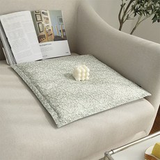 韓國 amante Remy純棉坐墊套, 藍色