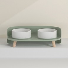 carno 韓國簡約陶瓷餐具餐桌套裝 2, 綠色, 1套