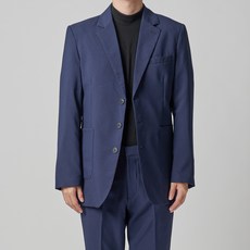Caponel 男士簡約外口袋三扣西裝 BSUT06