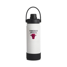 NBA 화이트 보온 보냉 텀블러, 시카고 불스, 1개, 500ml