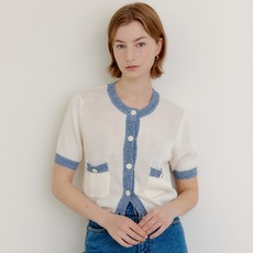 룩캐스트 여성용 마고 라인 포인트 라운드 가디건