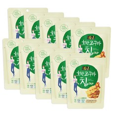 해남 호박고구마 칩, 45g, 10개