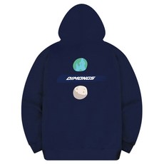 Dimongs 行星劃分 男款大尺碼連帽拉鍊外套 寬鬆版型 特厚雙面棉 MHA_0011