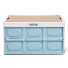 URBAN CAR 木質頂板折疊箱, 淺藍色, 1個