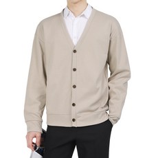 DAKUANG 男款棉質素色長袖開襟衫 E02Y3_og3671