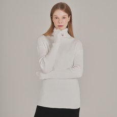 Gembling 女款高領寬鬆針織T恤