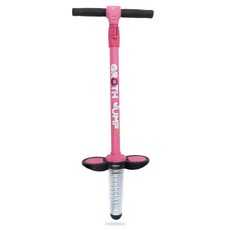 swissfit Pogo Stick 成長跳躍 高度可調式 彈跳桿, 1個, 粉紅色