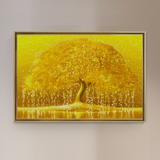 인메이블 01 AGD 황금줄기 그림 액자 방문설치, 골드 올림액자