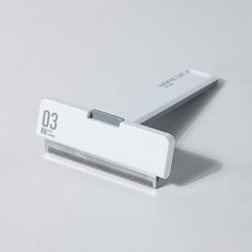 Carno 卡諾 韓國寵物一鍵式除廢毛梳 直排式 大型, 混合色, 1個