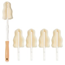 奶瓶清洗長柄刷, 米色, 1組