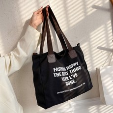 GENIAL 女款字母印花帆布斜背包 GA2712