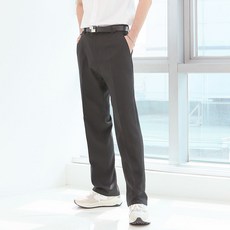 블루포스 남성용 카뎃 와이드 슬렉스 포켓 정장 바지