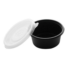加蓋醬杯 HG-201 黑色 S號 70mm, 1500入, 1個