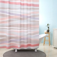 원세븐나인 멜로우블라섬 샤워커튼 리본, 1세트