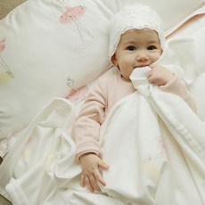 HIYOKO BABY 嬰幼兒柔軟棉質超細纖維棉被, 蘿珊