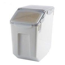오브민 사료보관통 15kg + 사료컵, 혼합색상, 1개