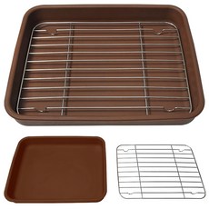 실리컬 맥트레이 + 맥스틸 채반, 브레드 브라운, 1개