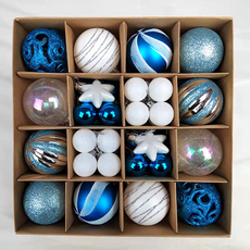 法官之家聖誕樹裝飾 42p 套組 4, 混合顏色