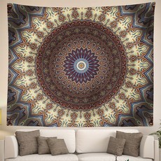 空氣感曼陀羅圖案掛布, P款