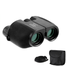 Vukon 高倍率 10倍 雙筒望遠鏡 望遠鏡 黑色, 25mm