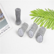 가구 다리 보호 커버, 그레이, 4개