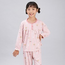 FOXCLUB 兒童系列 悄悄睡 蜜桃絨睡衣上下套裝