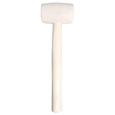 World Clean 白色木柄無痕橡膠槌 300克, 1個, 單品