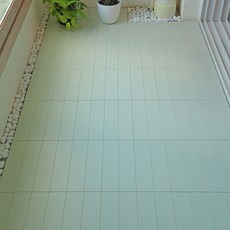 仿木紋地墊, 18個, 白綠