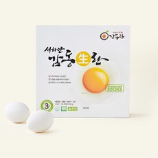 감동란 무항생제 인증 백색 감동생란 1.3kg, 1개, 25구