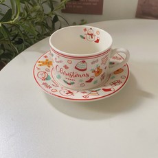 GOODLIVING 聖誕咖啡杯組 聖誕老人, 1套, 混合色