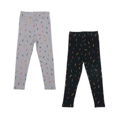 RAINBOW KIDS 糖棒緊身褲套裝 2 件適合兒童