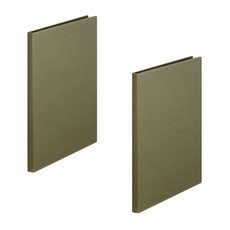 KING JIM 皮革面你清除文件 A4 20 張, 橄欖, 2個