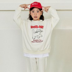 vavkids 兒童可愛貓咪上下裝套組