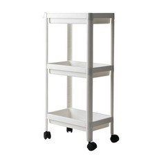 MONACO OLIVE 芭比3層移動推車, 1個, 白色