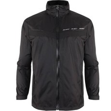 Mentalist 男士鐵氟龍塗層多功能極限雨衣夾克, 黑色, 1件