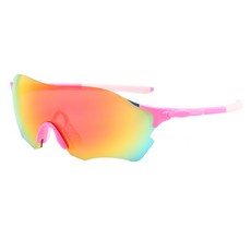 NAYA STYLE 自行車運動防風護目鏡, 粉色鏡框+紅色鏡片（866-26-2）