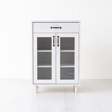 마켓비 레탄토 서랍문 수납장 CHM9060, 화이트파인베니어