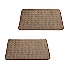 앤티스 반려동물 아이스 실크 매트 2p, 커피, 2개