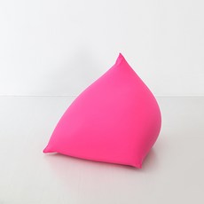 마켓비 앰보 1인 패브릭 빈백소파 LS003, 핑크
