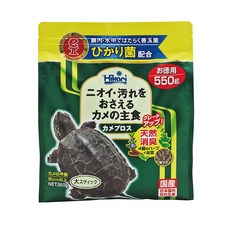 Hikari 高夠力 善玉菌烏龜飼料 L, 含維他命D3, 促進龜殼健康生長, 促進腸胃消化吸收, 550g, 1袋