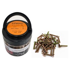 이노공구 접시머리 머신피스 6 x 30 mm JPMS027 100p, 1개
