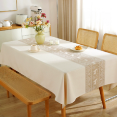 마미루 심플한 포인트 테이블 식탁보, 디자인 05, 1개, 140 x 260 cm