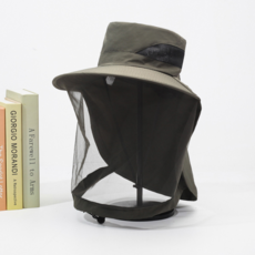 月亮綠 時尚戶外漁夫帽, 1個, 軍綠色