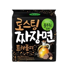 풀무원 로스팅 짜장면 트러플 오일 4p, 4개