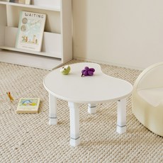 코아코아 피넛 높이 조절 테이블 S, 화이트