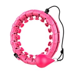開放式智慧雕塑按摩呼啦圈 YT_RE149, 粉色