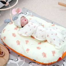 KICH Mellow & 幼兒橘子熊防溢奶枕