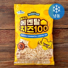 메글레 에멘탈 치즈 100 (냉동), 1kg, 1개, 1개입