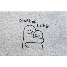 Line Face腳踏墊 40*60cm, TYPE1, 1個