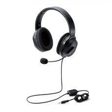 ELECOM 高品質頭戴式耳機 40mm HS-HP30TBK, 黑色的